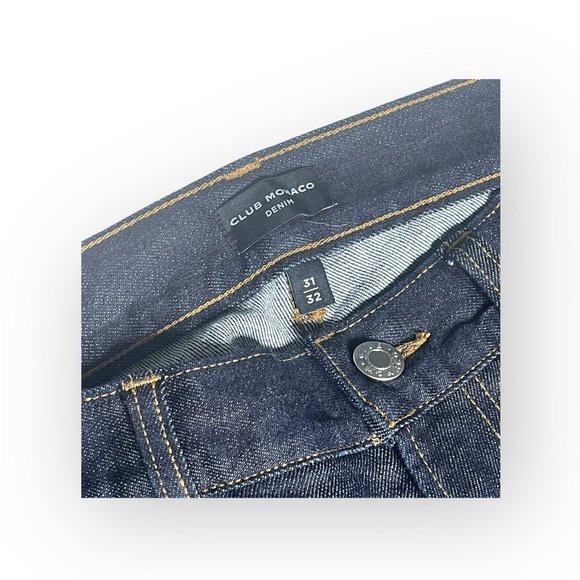new Club Monaco 𖤐 Super Slim Denim Jeans 𖤐 Indigo 𖤐 31 𖤐 Slimmest Polished - Picture 7 of 16